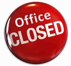 office closed picture